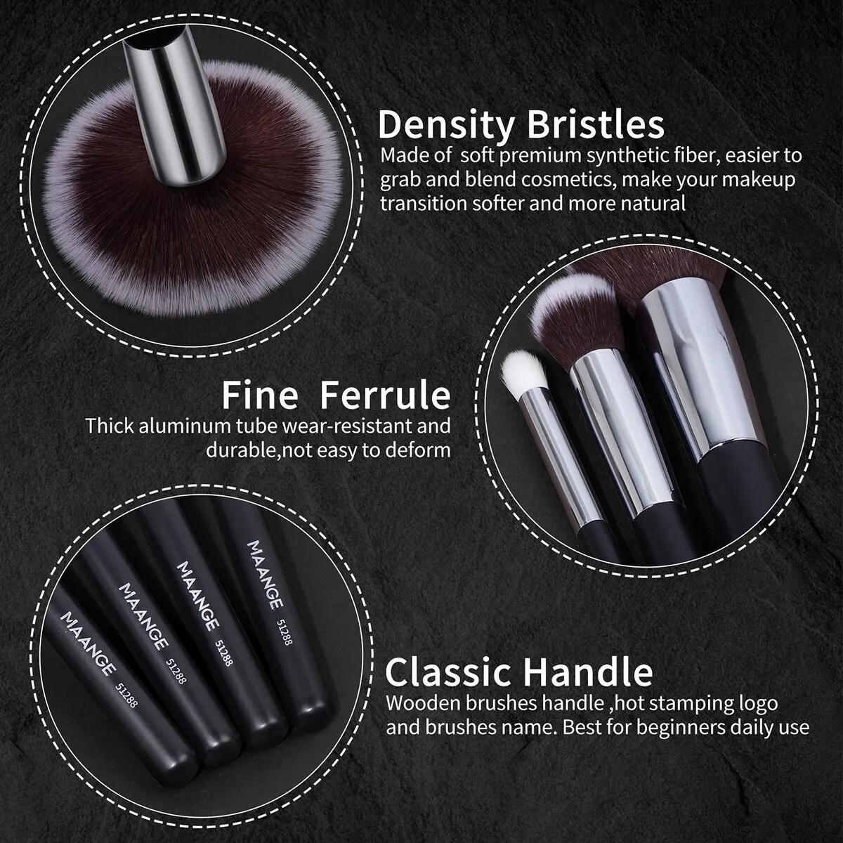 Ensemble de pinceaux de maquillage professionnels, 30 pièces, outils de beauté cosmétiques, fond de