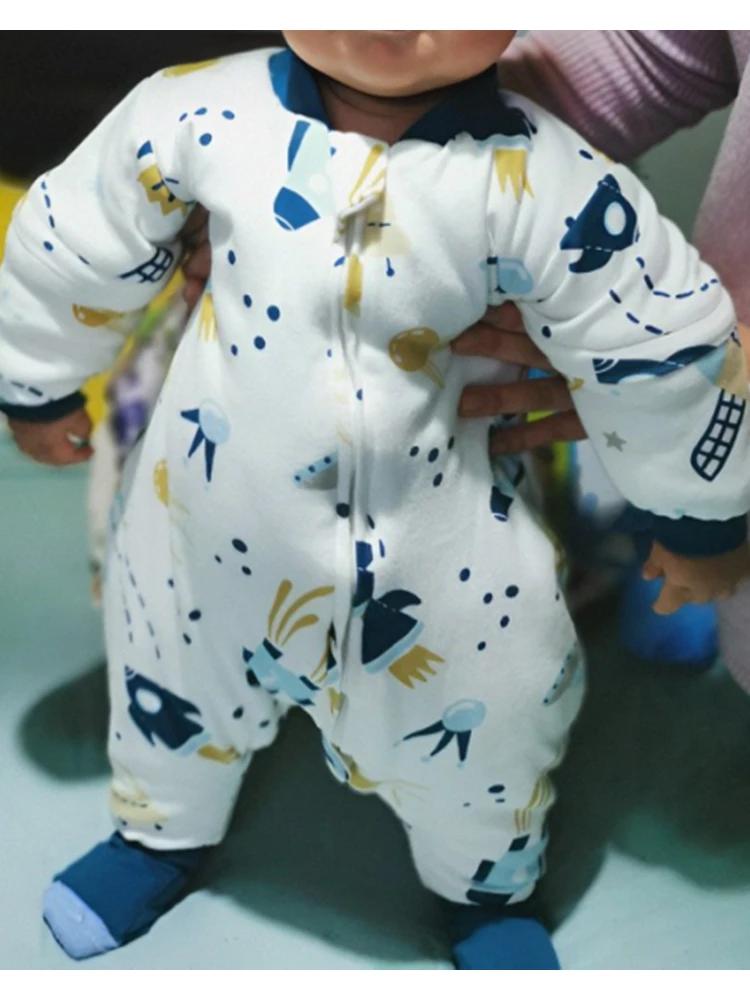 Sac de couchage pour bébé filles mignonnes hiver chaud sac de nuit pour bébé avec pieds 1-4 ans enfa