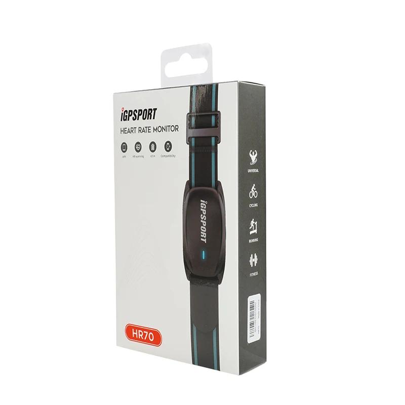 IGPSPORT-Moniteur de fréquence cardiaque pour bras, prend en charge le cyclisme, ANT +, HR70, Bryton