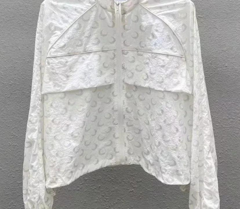 Veste réfléchissante à imprimé lune pour femme, manches longues, protection solaire, style coréen, d