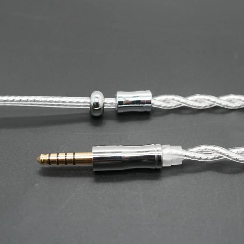 XINHS-Câble de mise à niveau pour casque K12, plaqué argent palladium, haute pureté, 2 brins