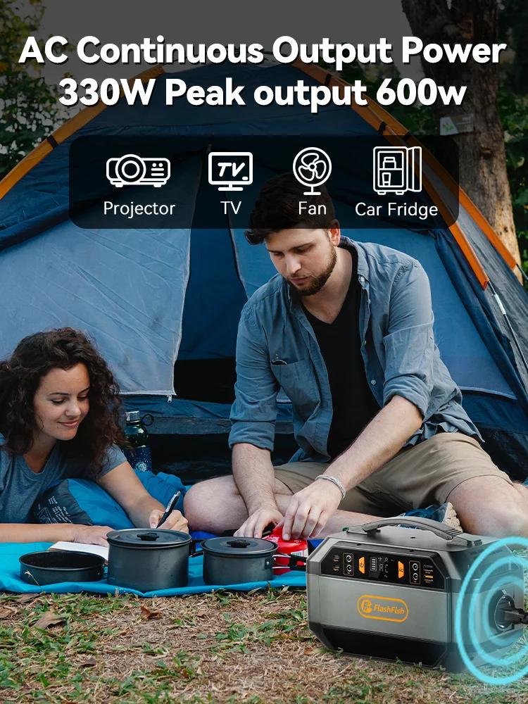 FF-Générateur solaire Flashfish, 288,6 Wh, centrale électrique portable, batterie 78000mAh/3.7V, AC