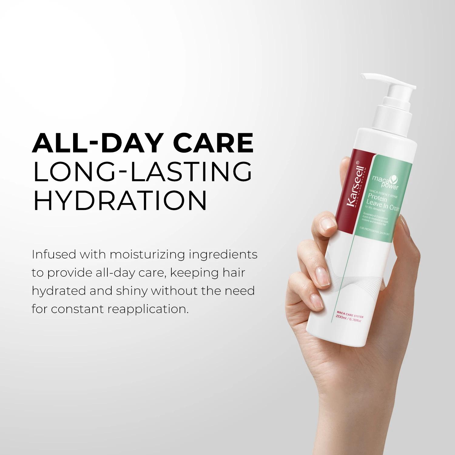 Karseell 200ml protéine laisser dans la crème réparatrice revitalisant traitement des cheveux Essenc