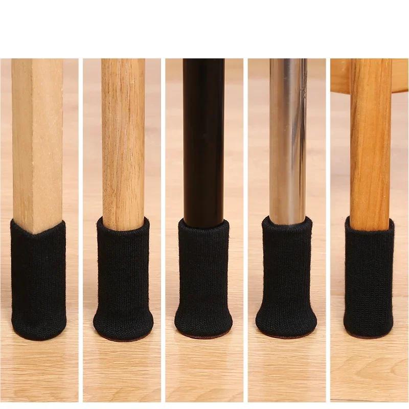 Chaussettes de jambe de chaise en silicone multi-documents avec design antidérapant, protection du s