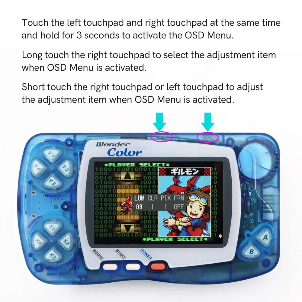 Écran LCD IPS WSC Highlight, kit de bricolage, luminosité du rétroéclairage pour Bandai Wonderfzdocu