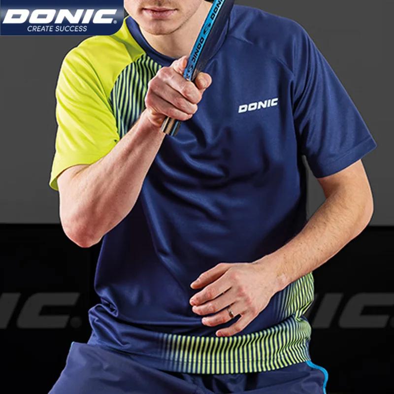 Maillot de Tennis de Table Respirant Homme Femme - T-Shirt Ping-Pong à Séchage Rapide