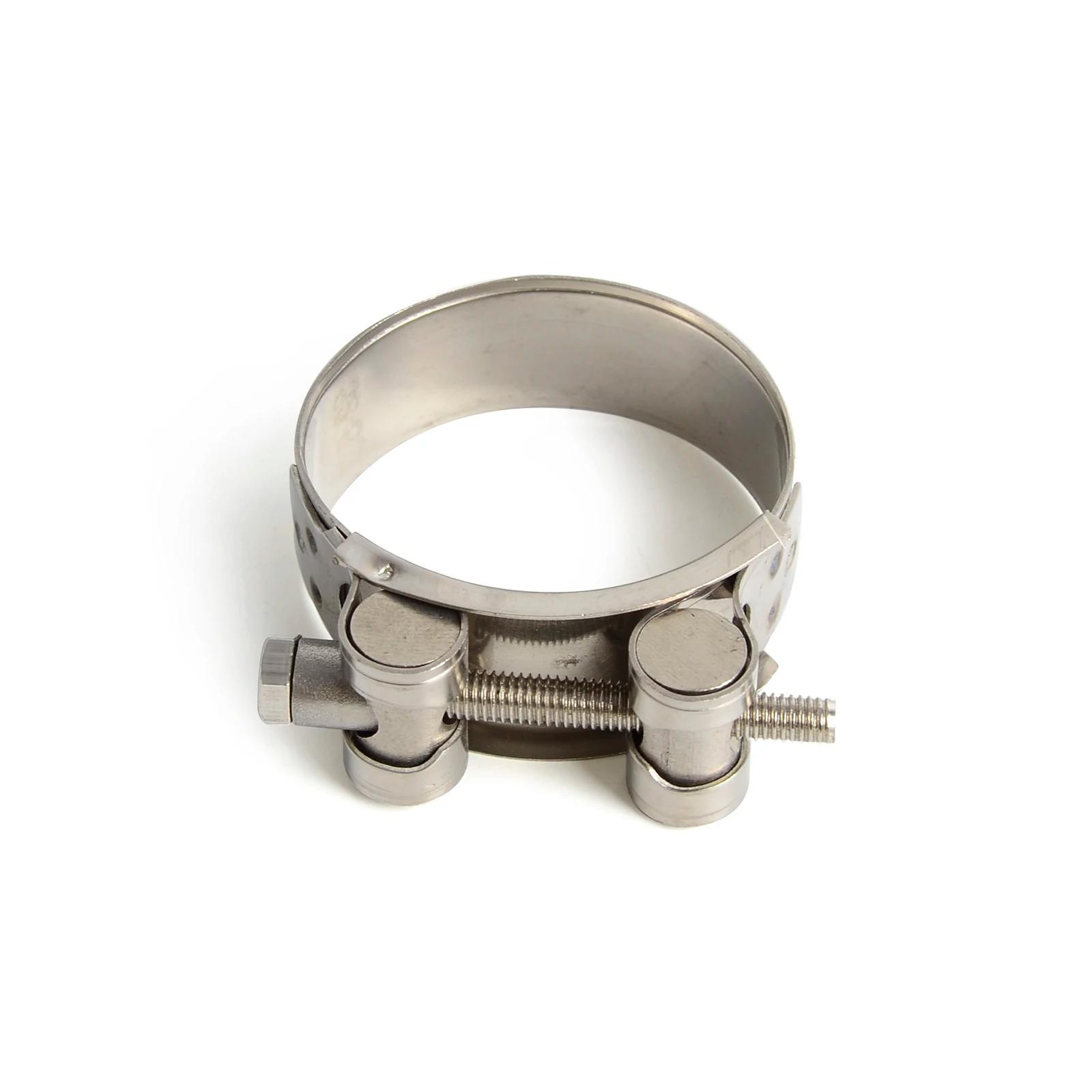 Pince de serrage pour tuyau d'échappement de moto, 31mm - 62mm, en acier inoxydable, pour connexion
