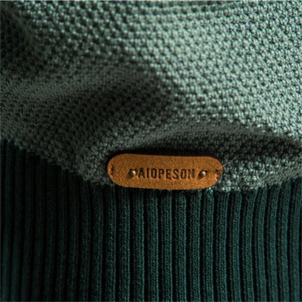 AIOPESON épissage chandail homme pull col rond homme haute qualité pull chandails tricot homme nouve