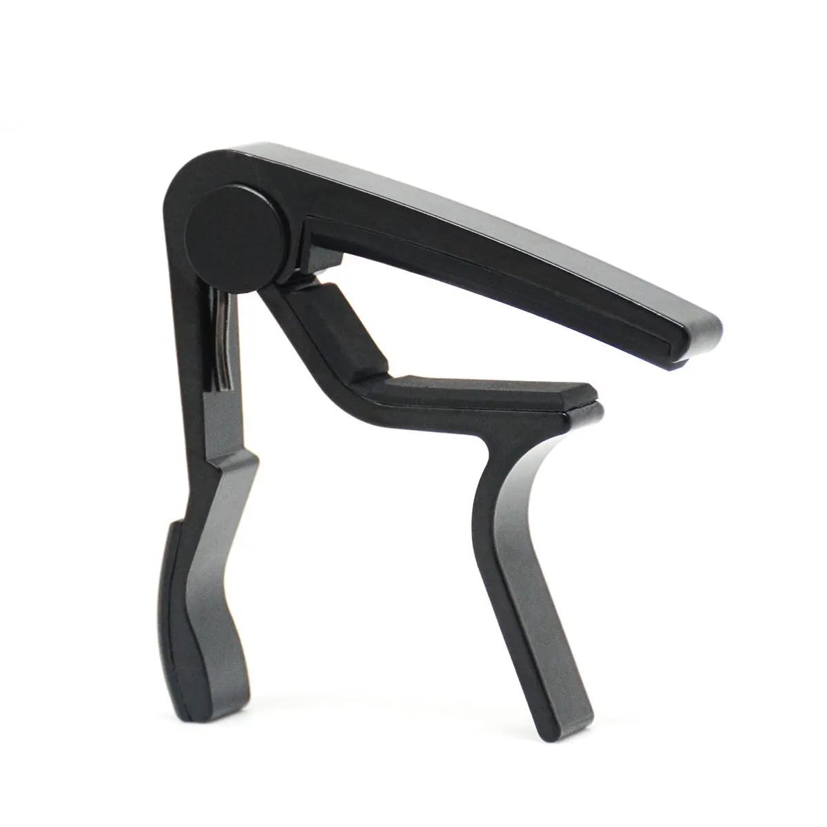 Capodastre de guitare pour guitares acoustiques et électriques Capos à une main noir