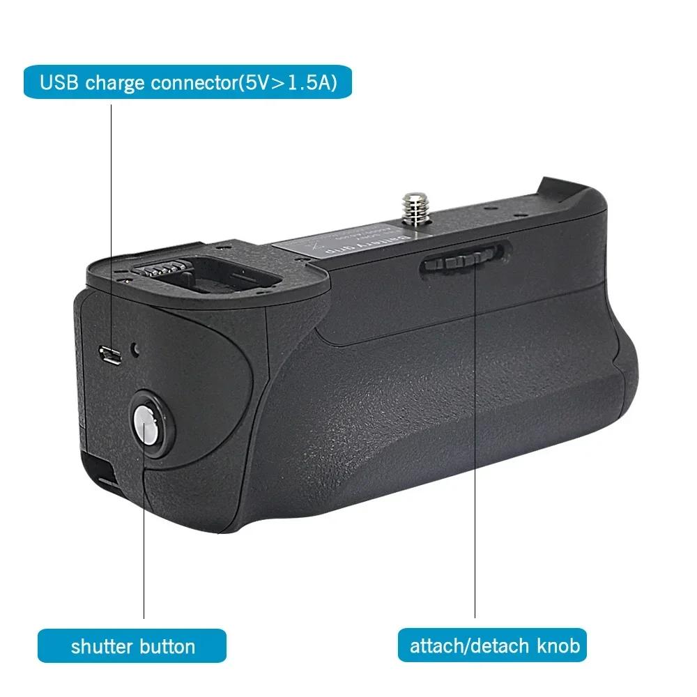 BG-A6000 Vertical Batterie Grip support pour Sony A6300 A6000 A6400 A6100 Caméra travailler avec NP-