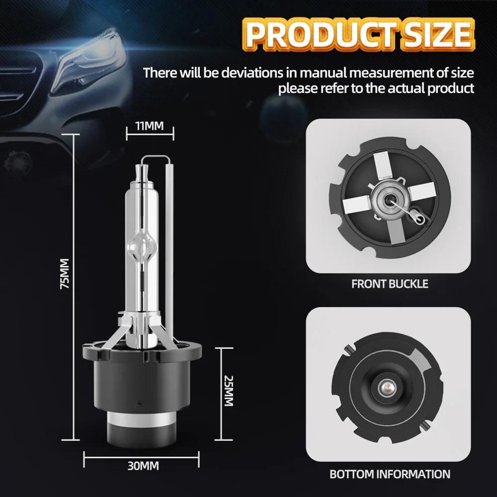 Radsun 2 pièces D1S D2S D3S D4S phare au xénon HID ampoules de voiture 35W D1 D2 D3 D4 phare 4300K 6