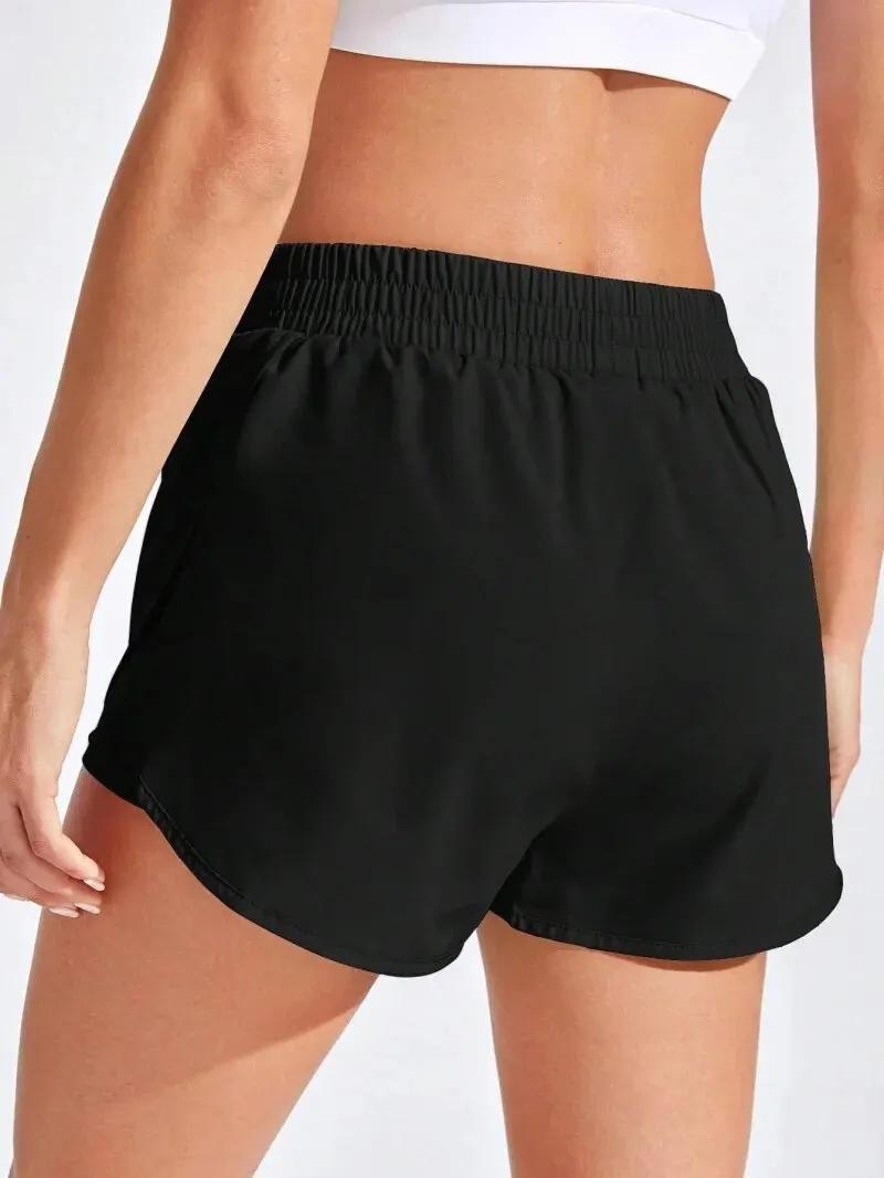 Shorts de Yoga élastiques pour femmes, Leggings courts d'entraînement, de Fitness, de course, de Spo