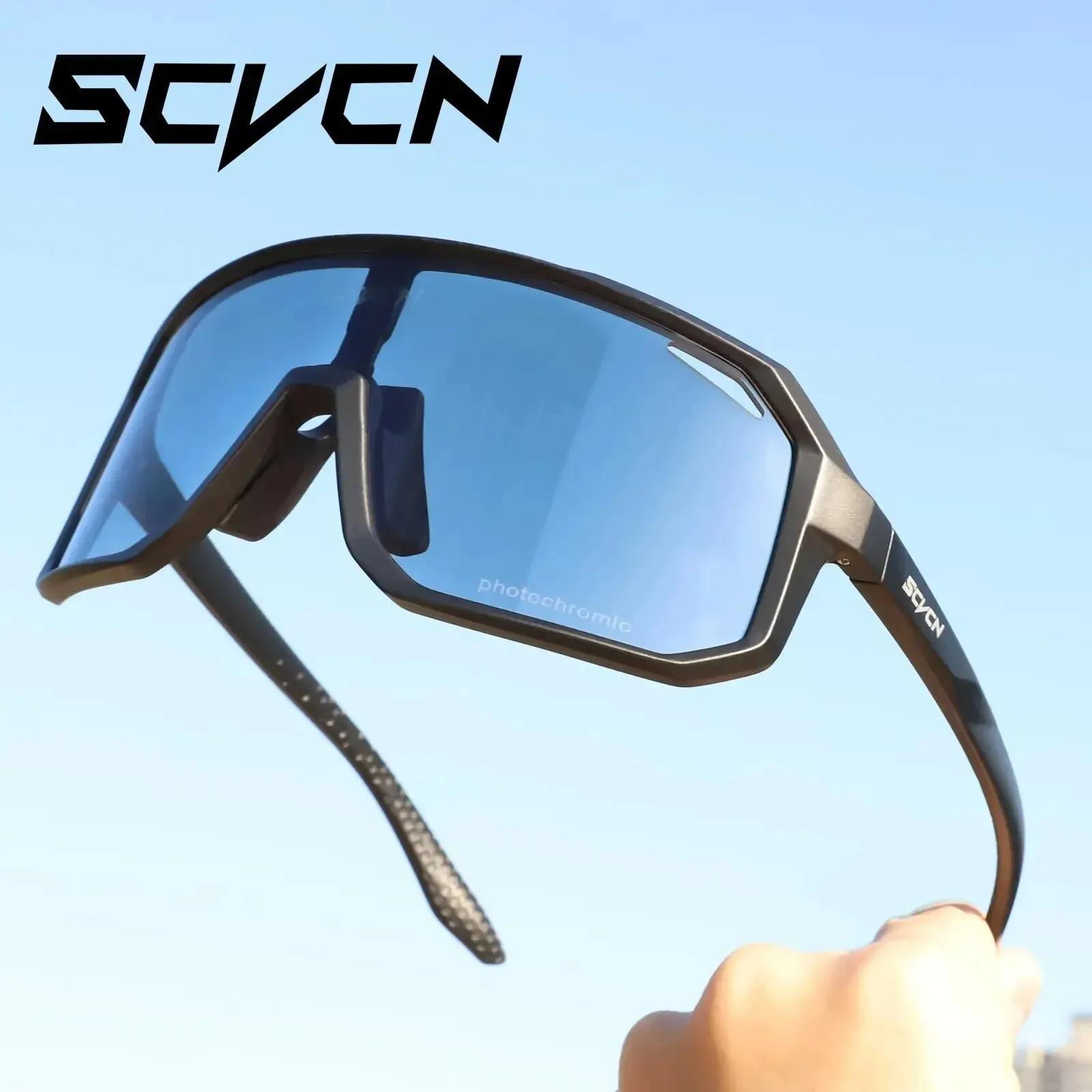 Lunettes de soleil photochromiques pour hommes et femmes, lunettes de vélo de montagne, lunettes de