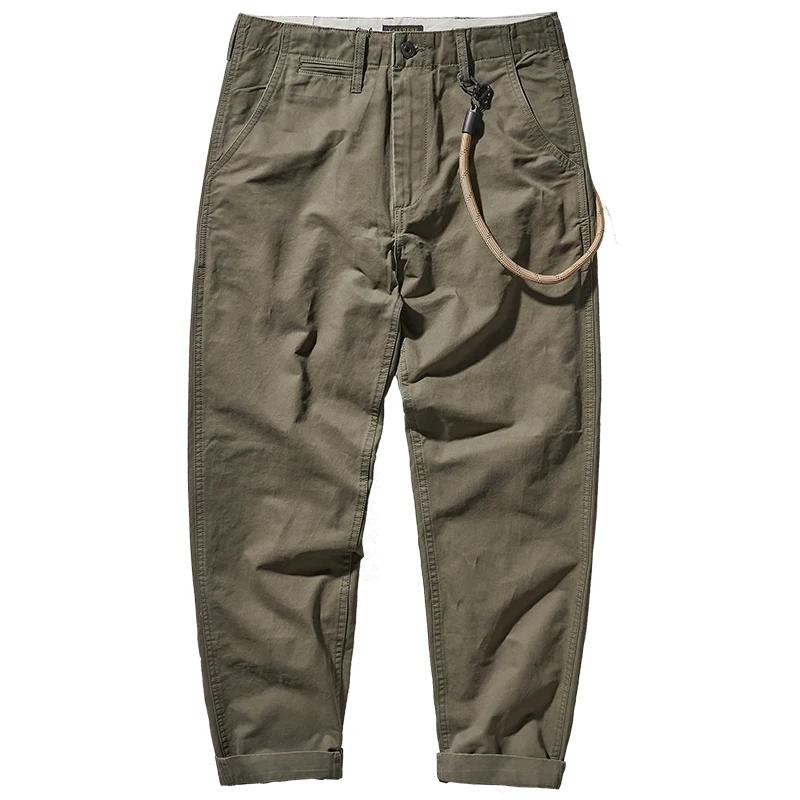 Salopette de Marque Japonaise Rétro pour Homme, Pantalon Droit, Ample, Décontracté, Pieds Coniques,