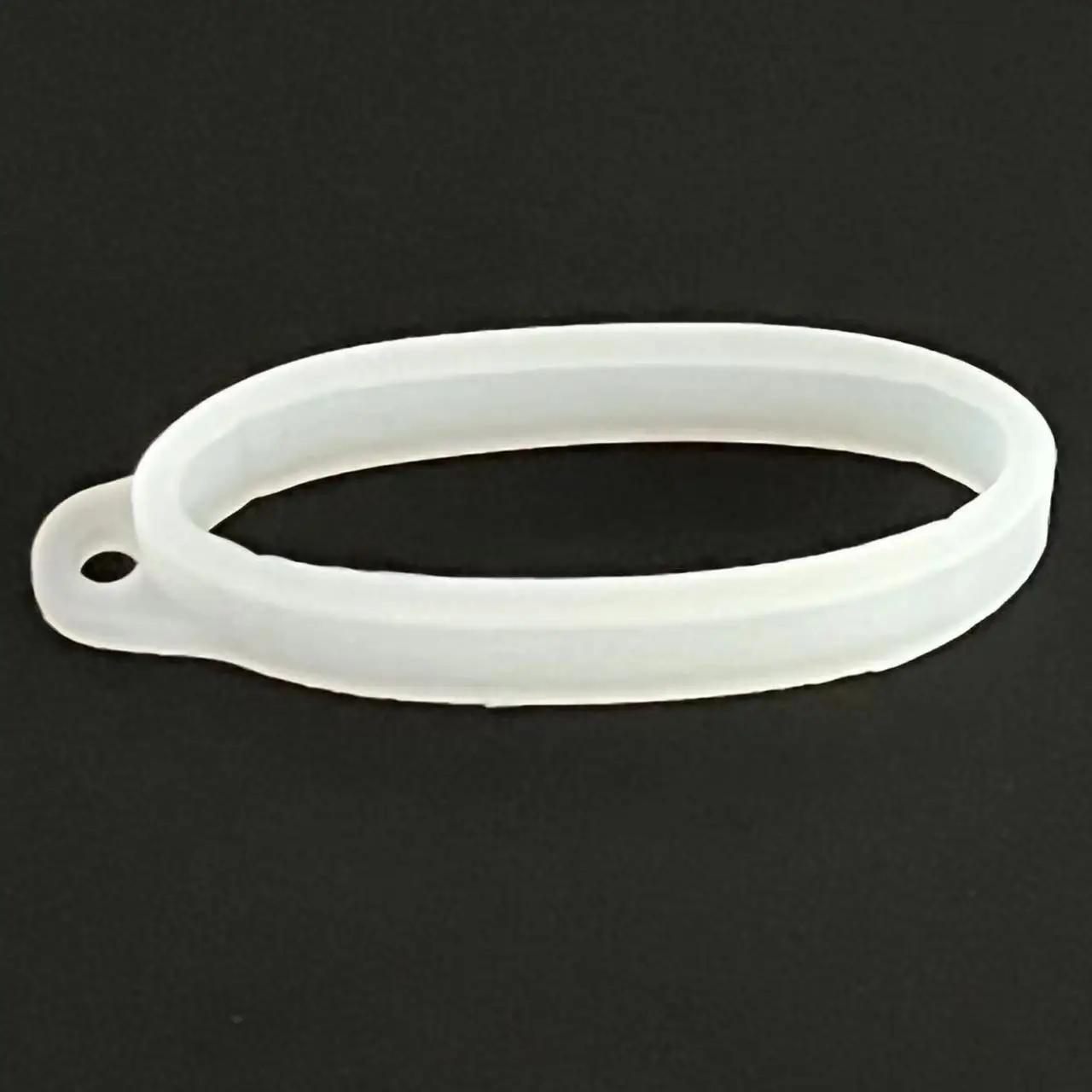 Anneau de lanière en Silicone de 40mm, avec trou pour boîte, accessoires de tige mécanique, boucle d
