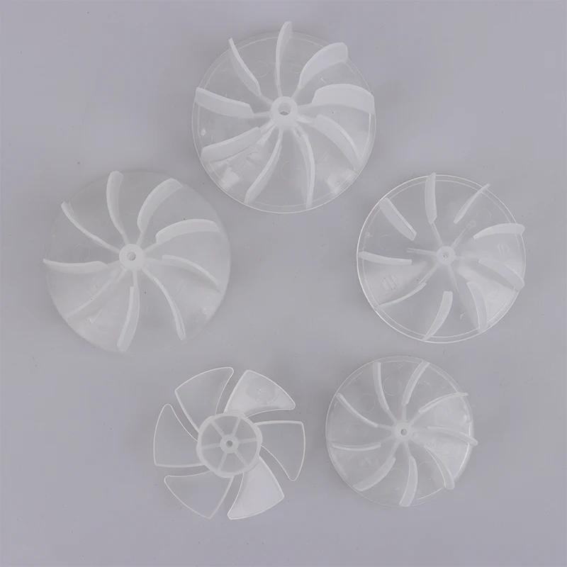 Mini lame de ventilateur en plastique de petite puissance, 4/6 feuilles, moteur de sèche-cheveux, cu