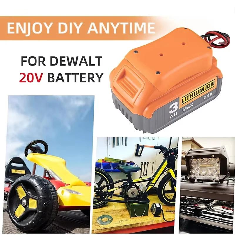 Adaptateur de batterie pour Makita/Bosch/Milwaukee/Dewalt, adaptateur de batterie 18V, connecteur d'