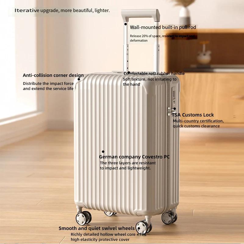 Petite valise ultralégère de 14 pouces, bagage à main de 20 pouces, étui de voyage léger, bagage à m