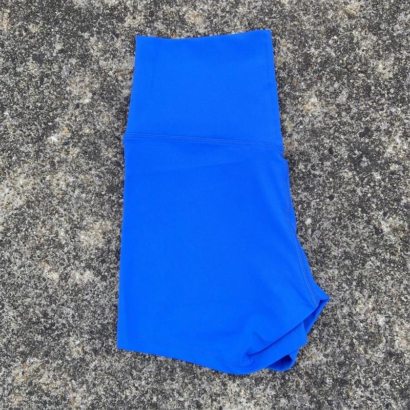 Short de yoga taille haute pour femme, vêtement de sport, fitness, vélo, squatting, wagg, entraîneme
