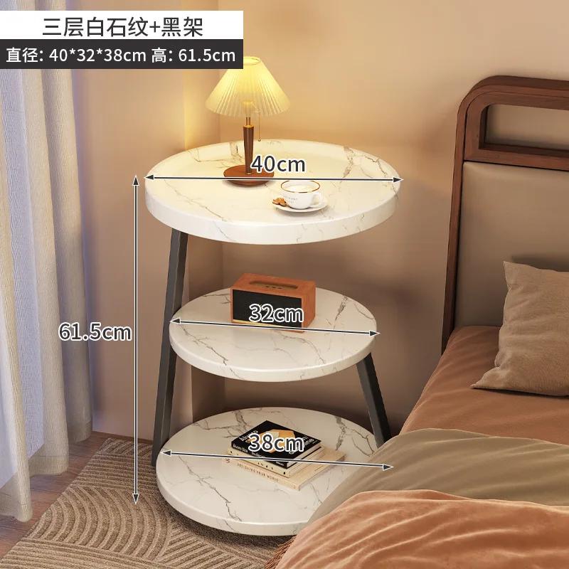 2025 table de chevet de style d'âge moyen, table d'appoint pour canapé, chambre à coucher, petit che
