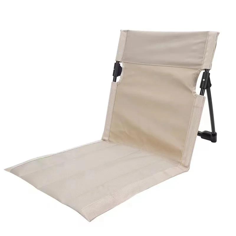 Chaise de Camping pliable, jardin extérieur, parc, chaise paresseuse simple, coussin de dossier, piq