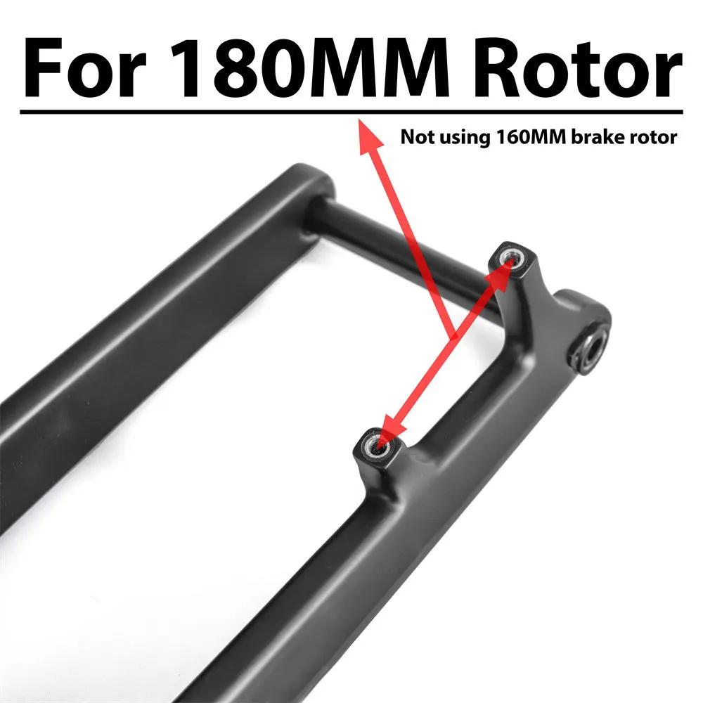 Fourche rigide VTT carbone 29ER 180mm - Cadre 29 frein disque Rotor 15x110mm câble intérieur Boost