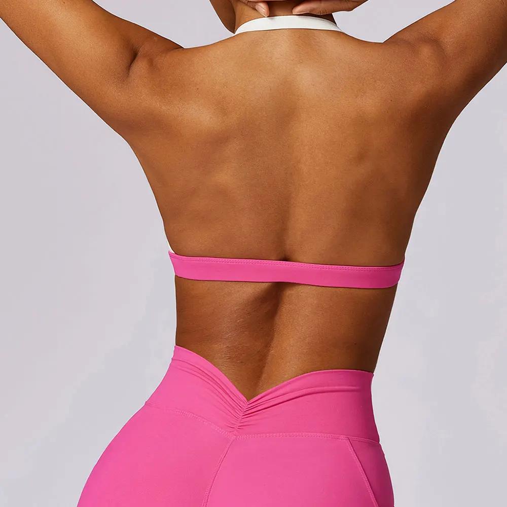 Soutien-gorge de sport anti-transpiration pour femmes, sous-vêtements de gymnastique, respirant, sex