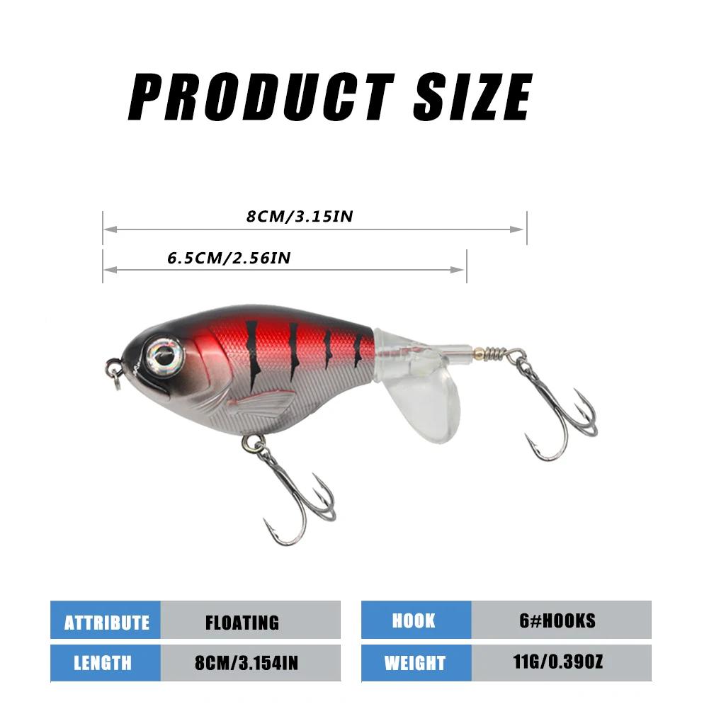 1pc leurre de pêche en surface 11g/16g Whopper Popper Wobbler appât dur artificiel basse Popper queu