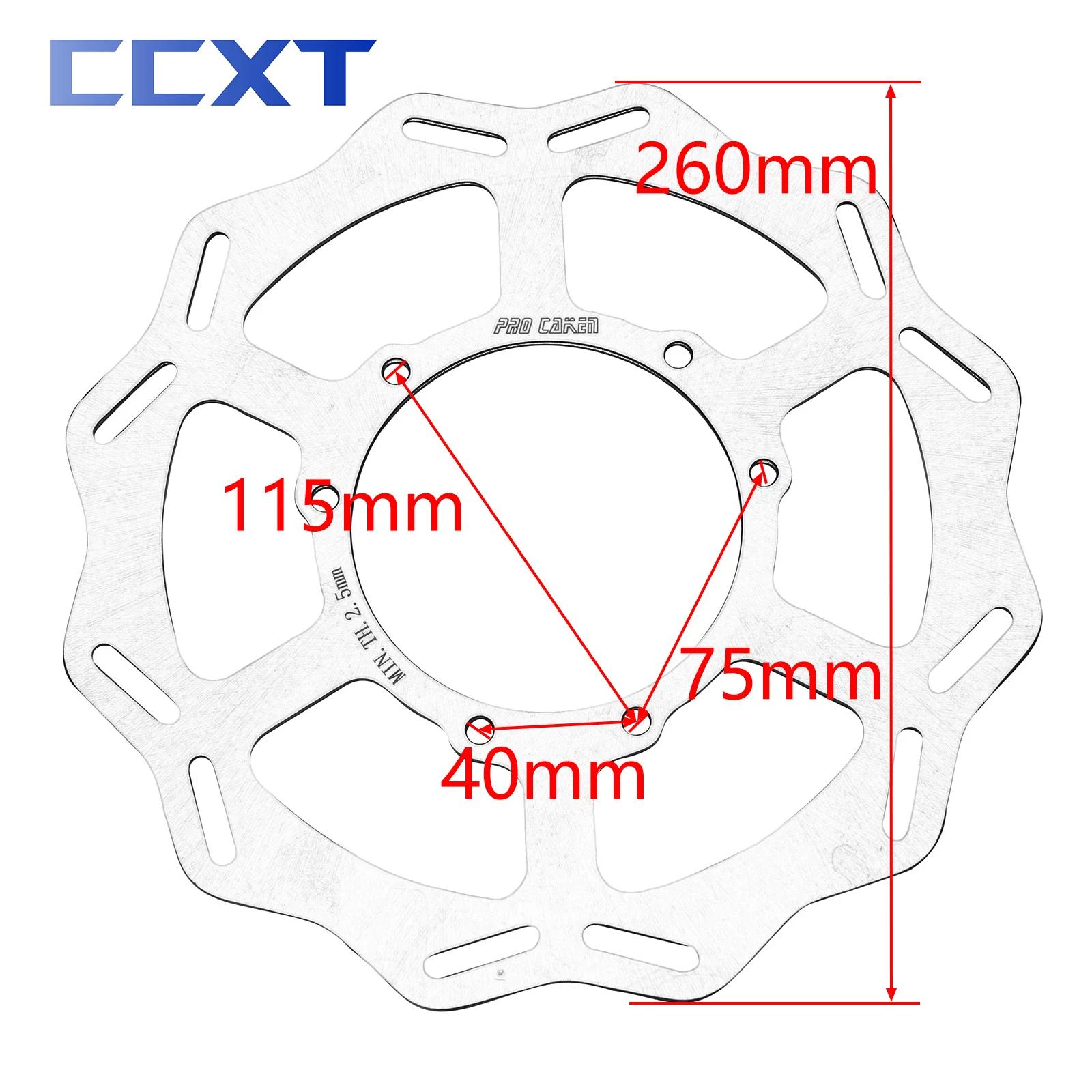Rotor de disque de frein avant et arrière pour moto, Honda CR 125 250 125E 125R 250E 250R CRF 250R 4