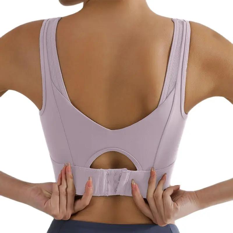 Soutien-gorge de sport pour femmes Tops d'entraînement push up pour Fitness Soutien-gorge de yoga po