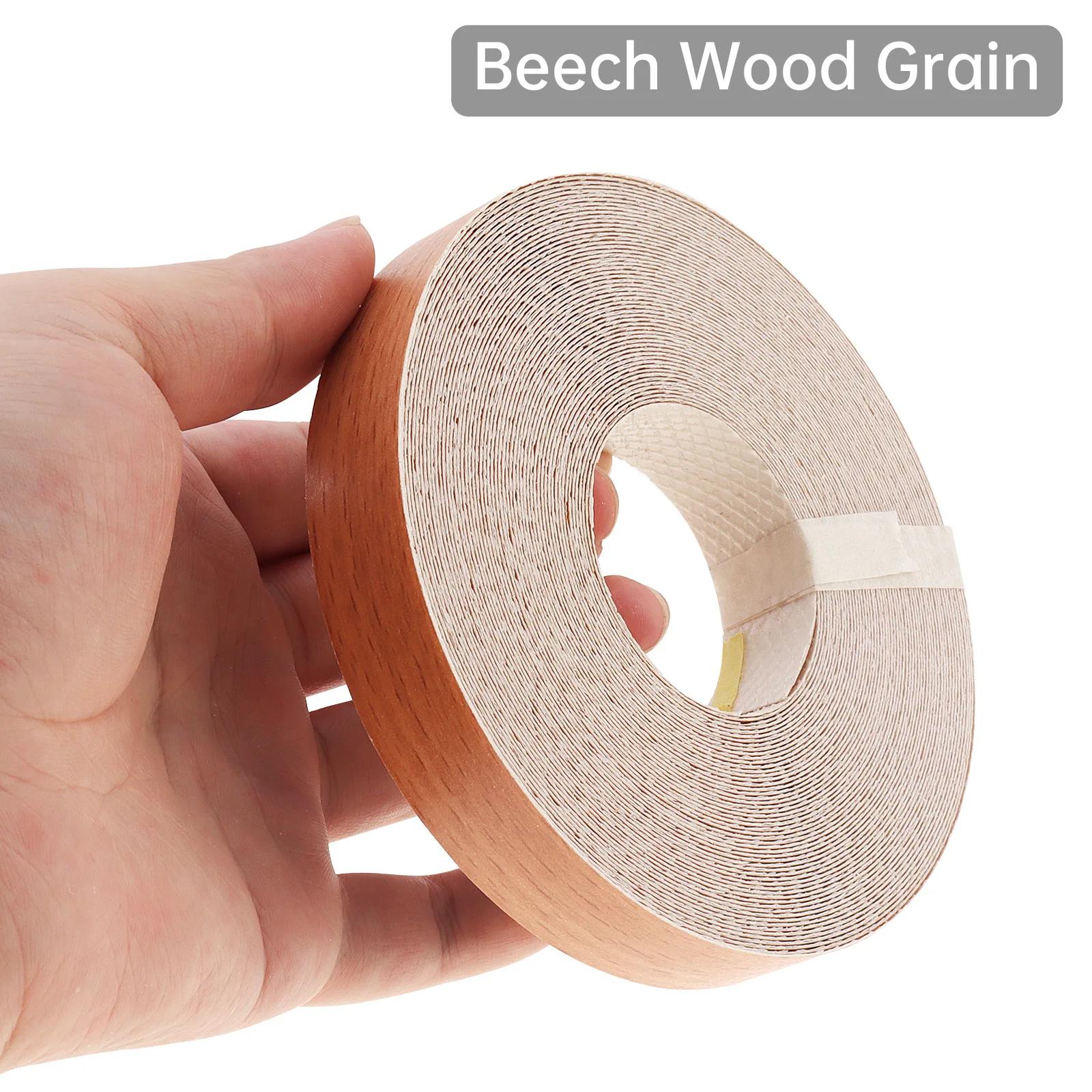 Bordure de placage pré-collée, 3/4 pouces × 50 pieds (1.9 cm × 15M), bande adhésive thermofusible en