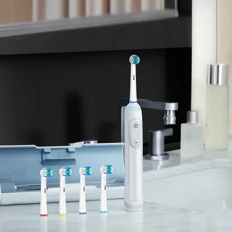Tête de brosse à dents Compatible avec la brosse à dents électrique Oral b Braun, têtes de brosse de