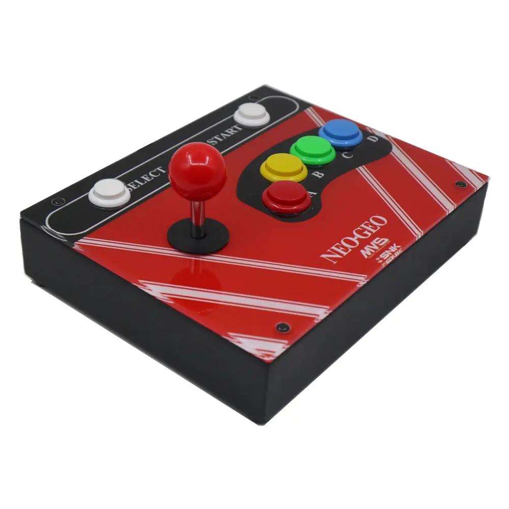 Contrôleur de Joystick d'arcade à 6 boutons, 15 broches, panneau d'art pour SNK Neo Geo AES MVS CD,