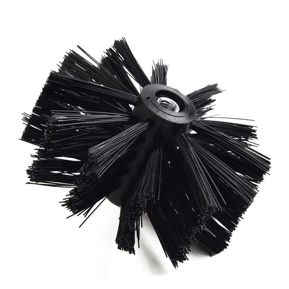 Brosse de cheminée rotative 100mm /150mm, sèche-linge en Nylon, brosse de nettoyage de ventilation,