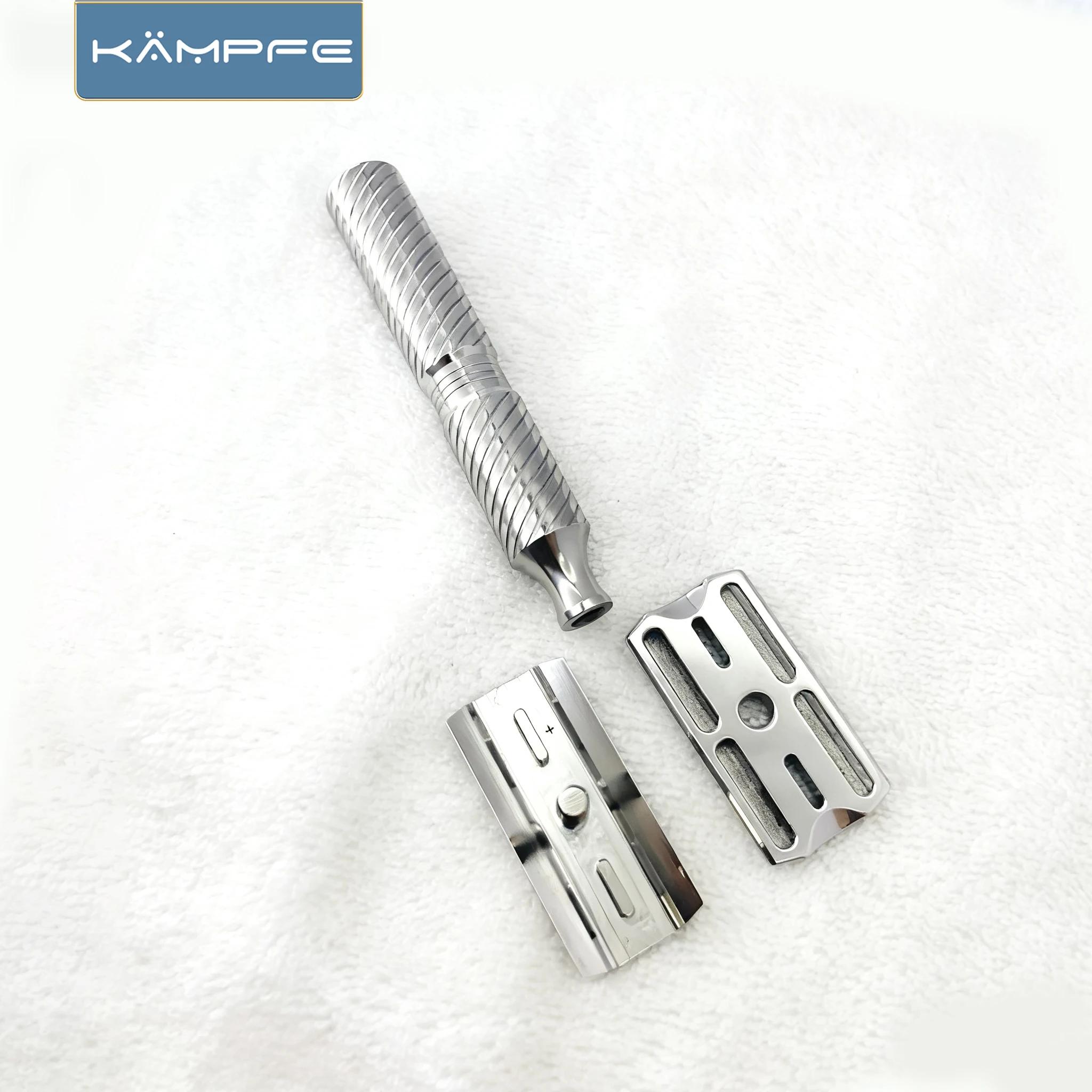 KAMPFE – rasoir de Style sécurité en acier inoxydable, rasoir Durable à Double tranchant, Kit de toi