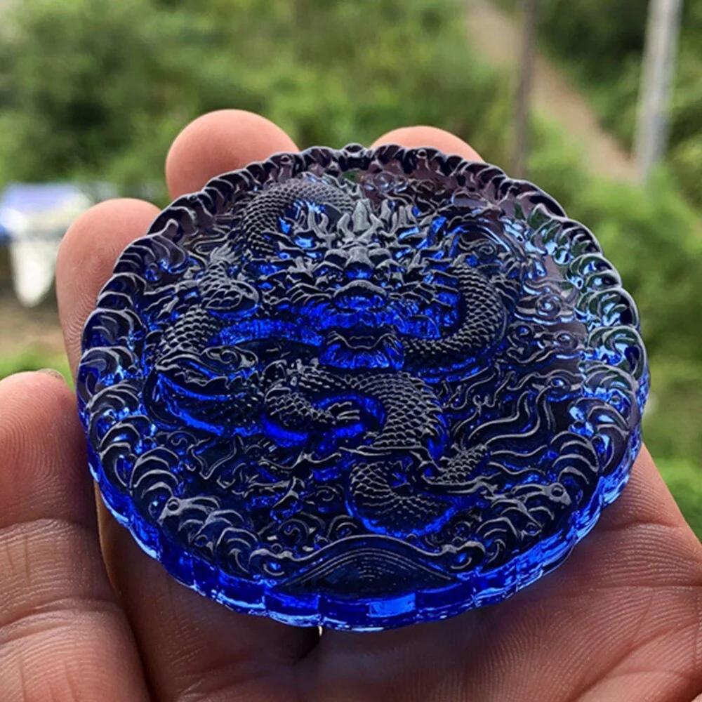 Dragon King Mandala cristal Mani pierre offres bouddhistes tibétaines Mantra à Six caractères offres