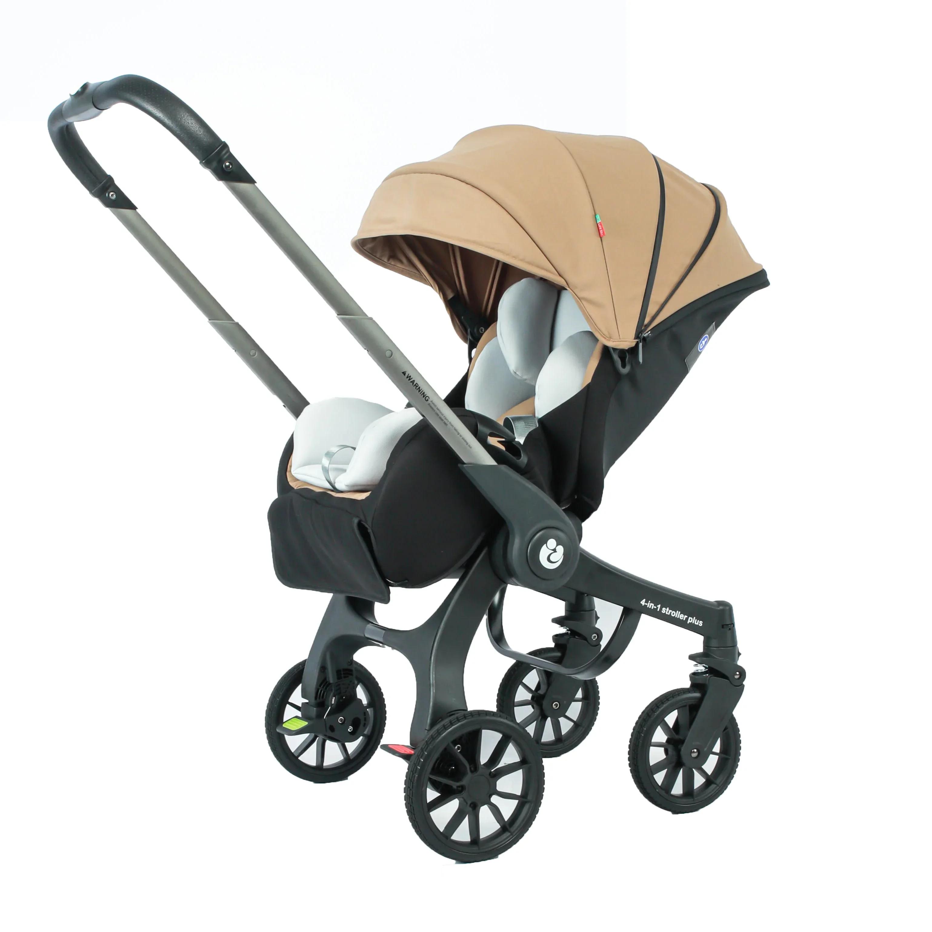 STOCK ue nouvelle poussette de bébé multifonctionnelle 4in1 pliable avec siège auto landau portable