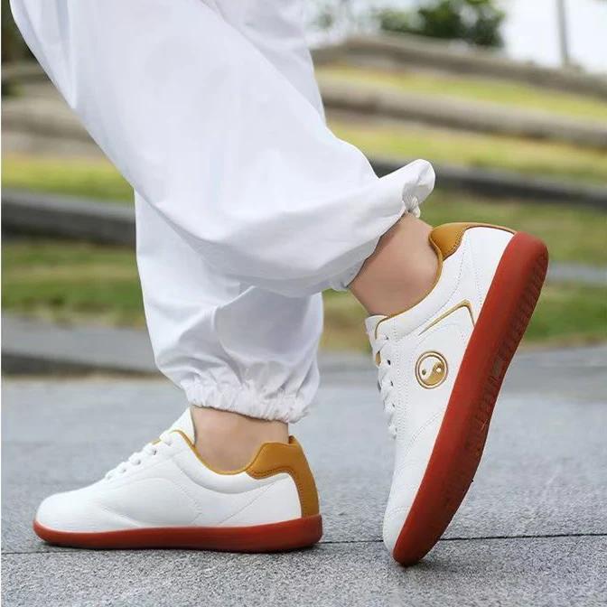Tai Chi chaussures pour hommes femmes semelle souple Kung Fu baskets noir rouge Wushu Arts martiaux