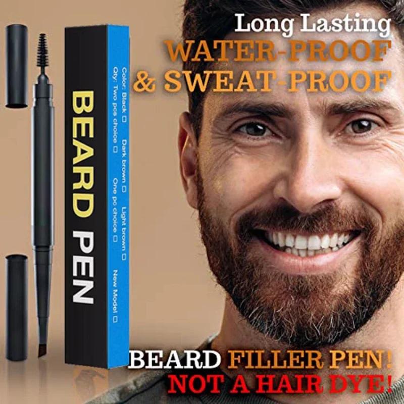Stylo de remplissage de barbe, rehausseur de barbe, crayon en poudre, outils de mise en forme de col