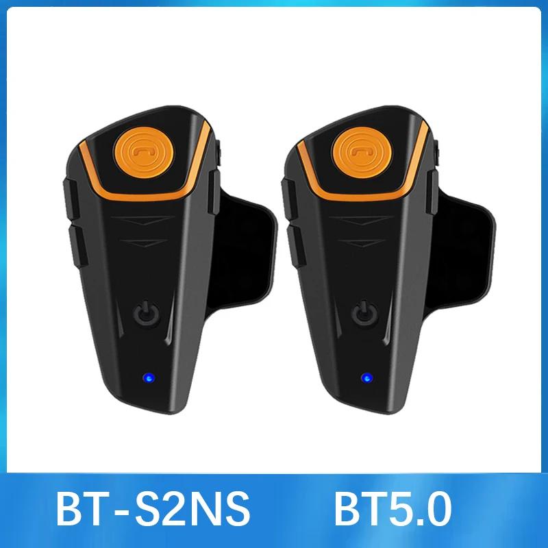 BT-S2NS casque de Moto BT casque Interphone Moto étanche Multi BT Interphone 1000M Interphones MP3 F
