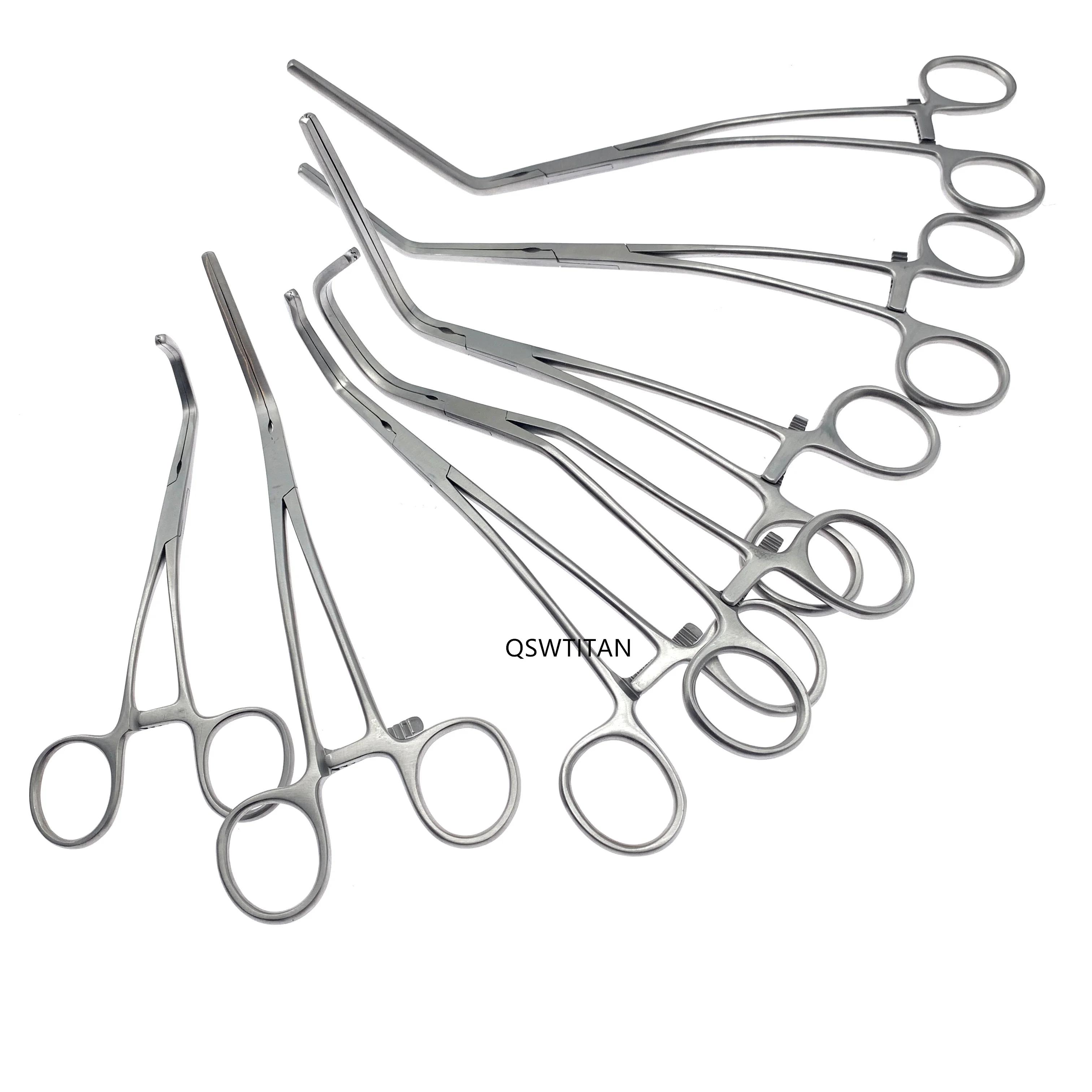 Embouts de mâchoire atraumatiques, pinces vasculaires, pince d'exclusion Aortique, instruments chiru