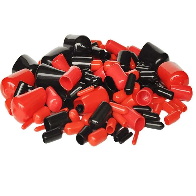 Bouchon d'étanchéité en vinyle PVC 3-25mm, 50 pièces, bouchon d'extrémité de tuyau en caoutchouc, bo