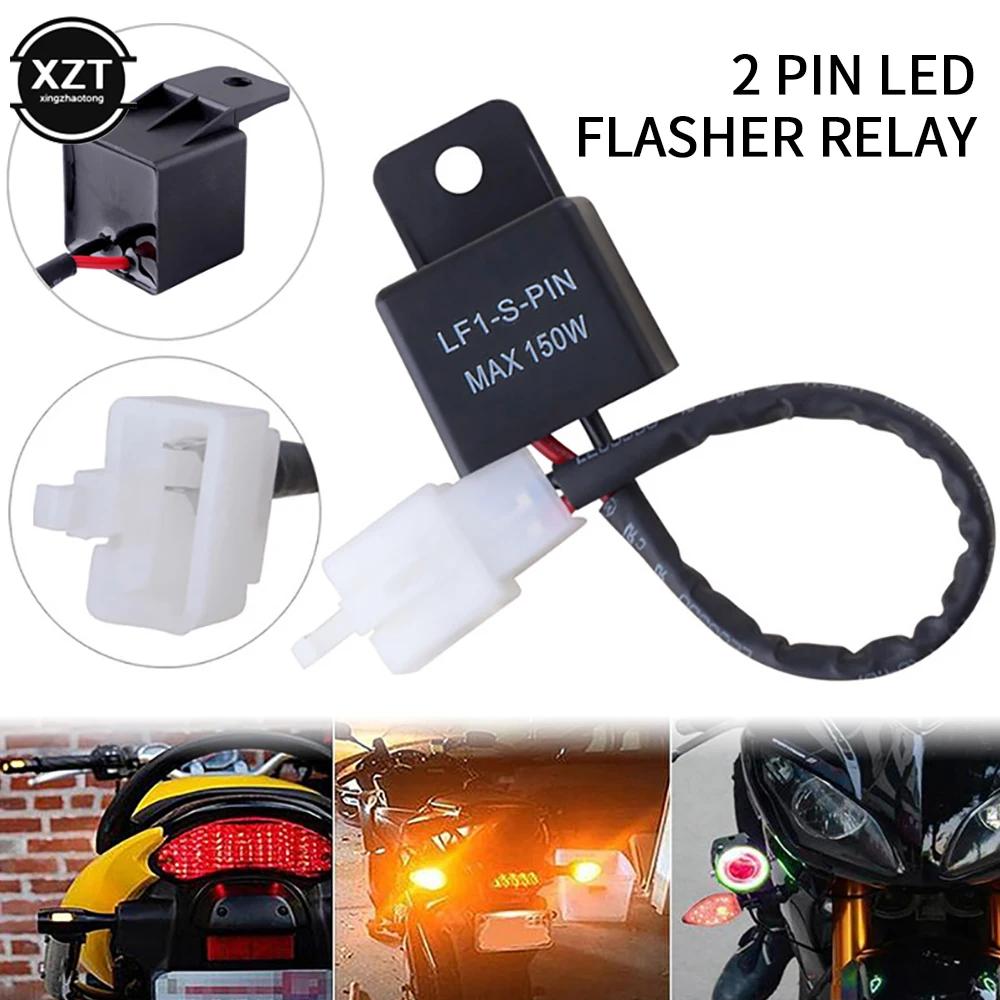 Clignotant LED moto pour Honda Kawasaki Suzuki Yamaha LF1-S-PIN Prévention 150W, 2 broches