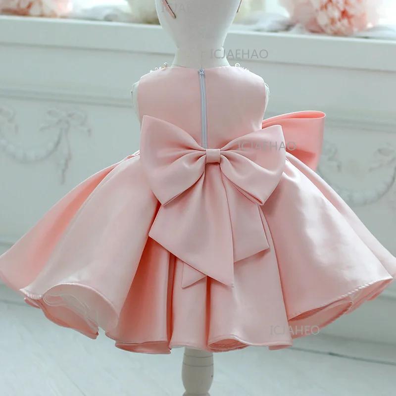 Robe de Princesse Tutu Rose Style Coréen pour Bébé Fille, Tenue de Fête Formelle pour Enfants d'un A
