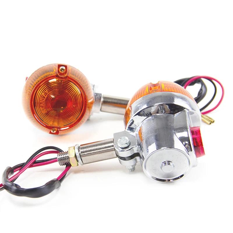 Clignotant Stroboscopique pour Moto Suzuki Gt380 Gt550 Gt750, Ampoule Ambre, Lampe Intermittente, 2