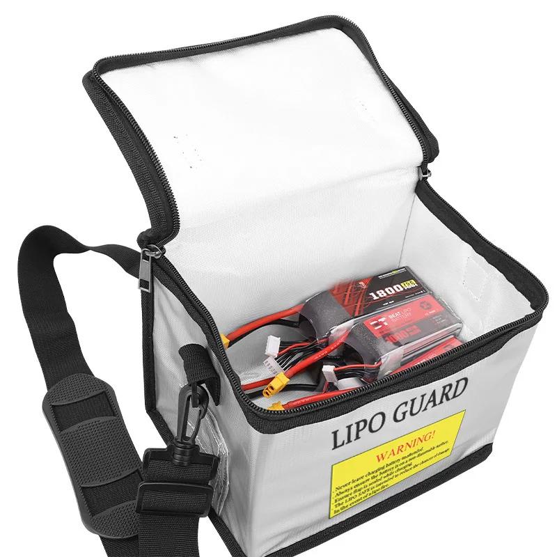 Sac de sécurité pour batterie Lipo 215x145x165mm, sac ignifuge et antidéflagrant, protection de batt