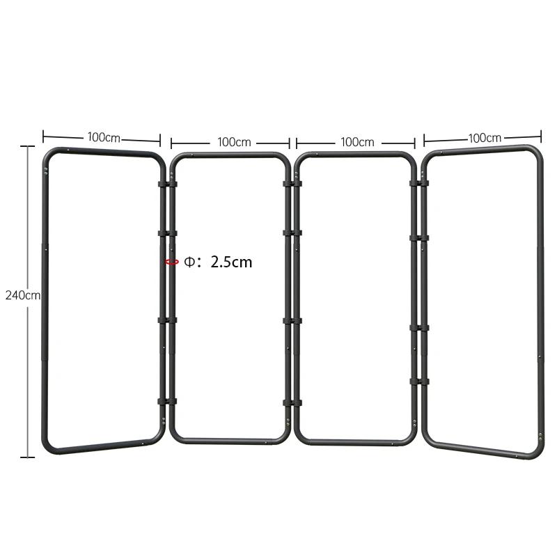 Support de fond photo SH 2,4x4M avec écran vert pour photographie, support de fond de studio et trép