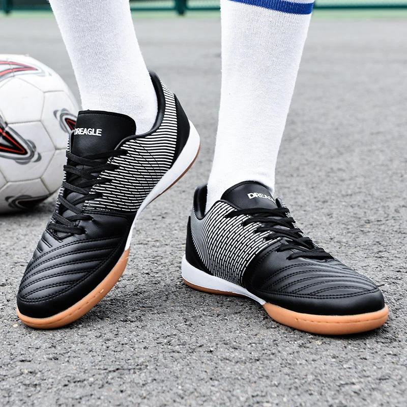 Crampons de Football en salle pour hommes, chaussures de Futsal professionnelles antidérapantes, bot