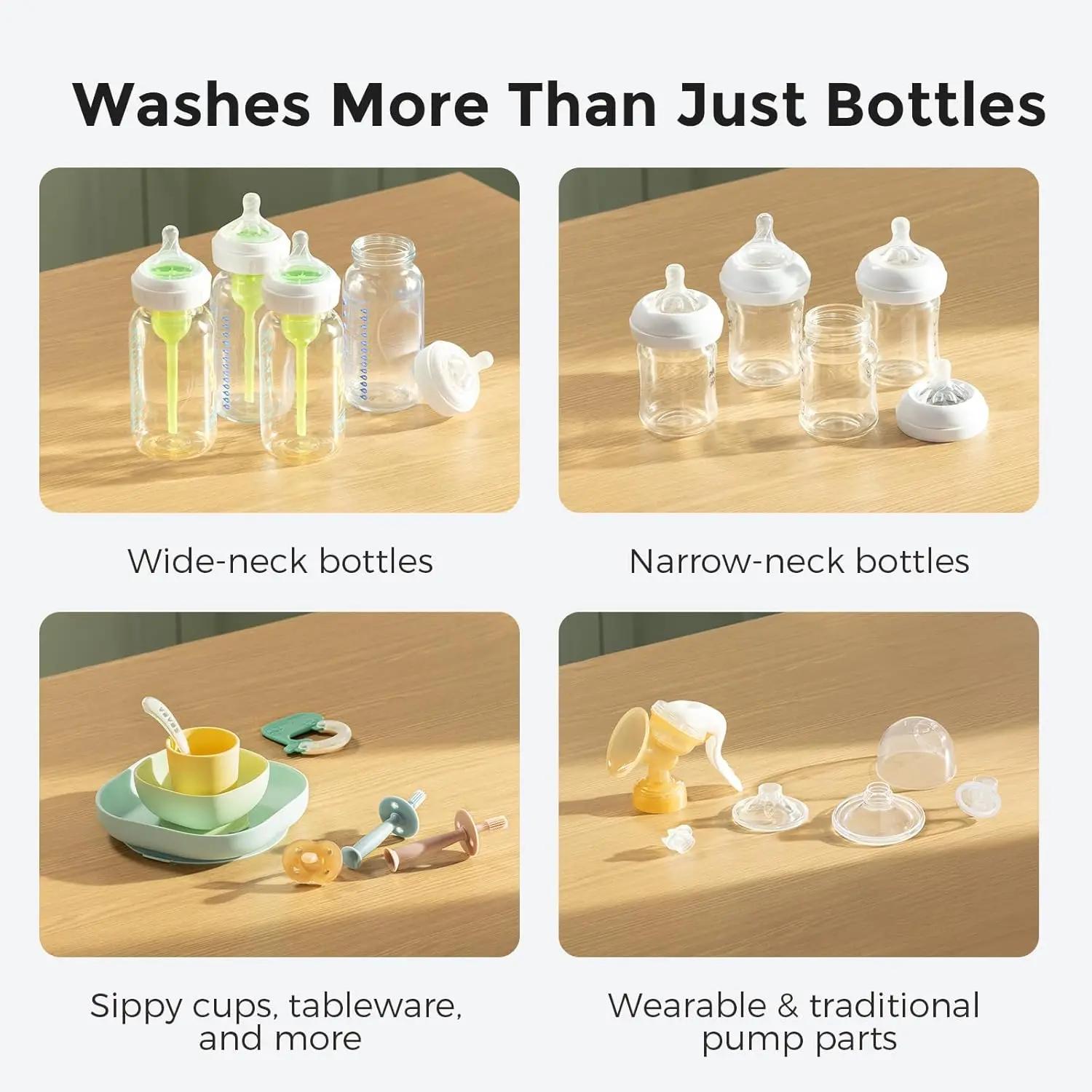 Momcozy Lave-biberon, stérilisateur et sèche-linge, machine de nettoyage tout-en-un pour biberons, p