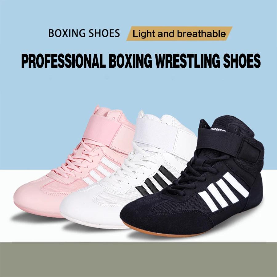 Chaussures de boxe Worcestershire adultes enfants - Bottes hautes pour combat sanda et entraînement force